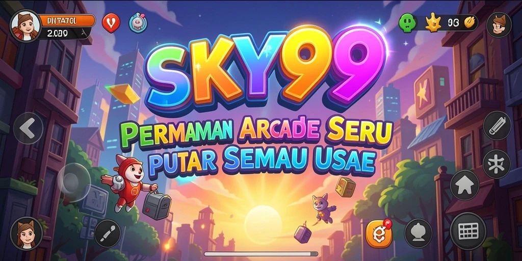 Screenshot gameplay SKY99 menampilkan aksi seru dalam permainan arcade.