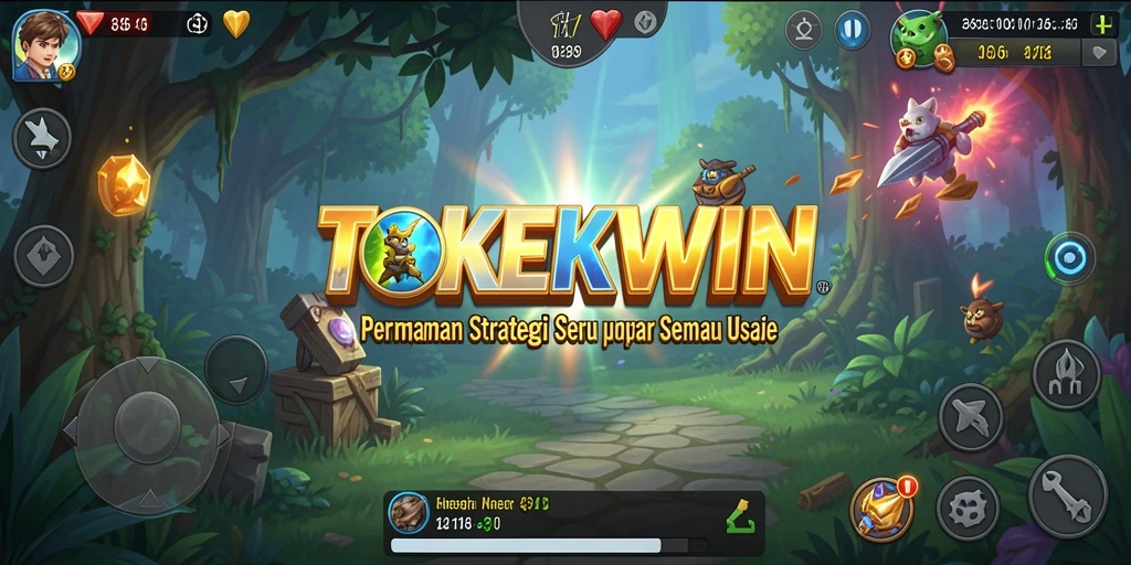 Screenshot gameplay menunjukkan aksi strategi yang mendebarkan.